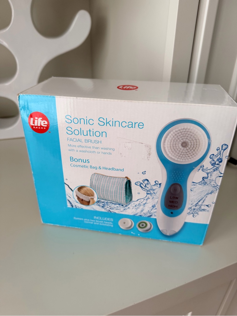 LIFE BRAND SHOPPERS DRUG MART Sonic Skincare Solution Facial Brush BRAND NEW